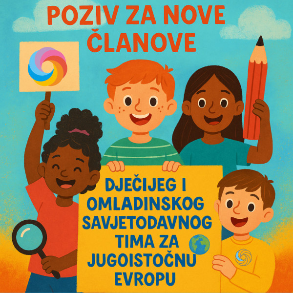 Poziv za nove članove Dječijeg i Omladinskog savjetodavnog tima za Jugoistočnu Evropu!